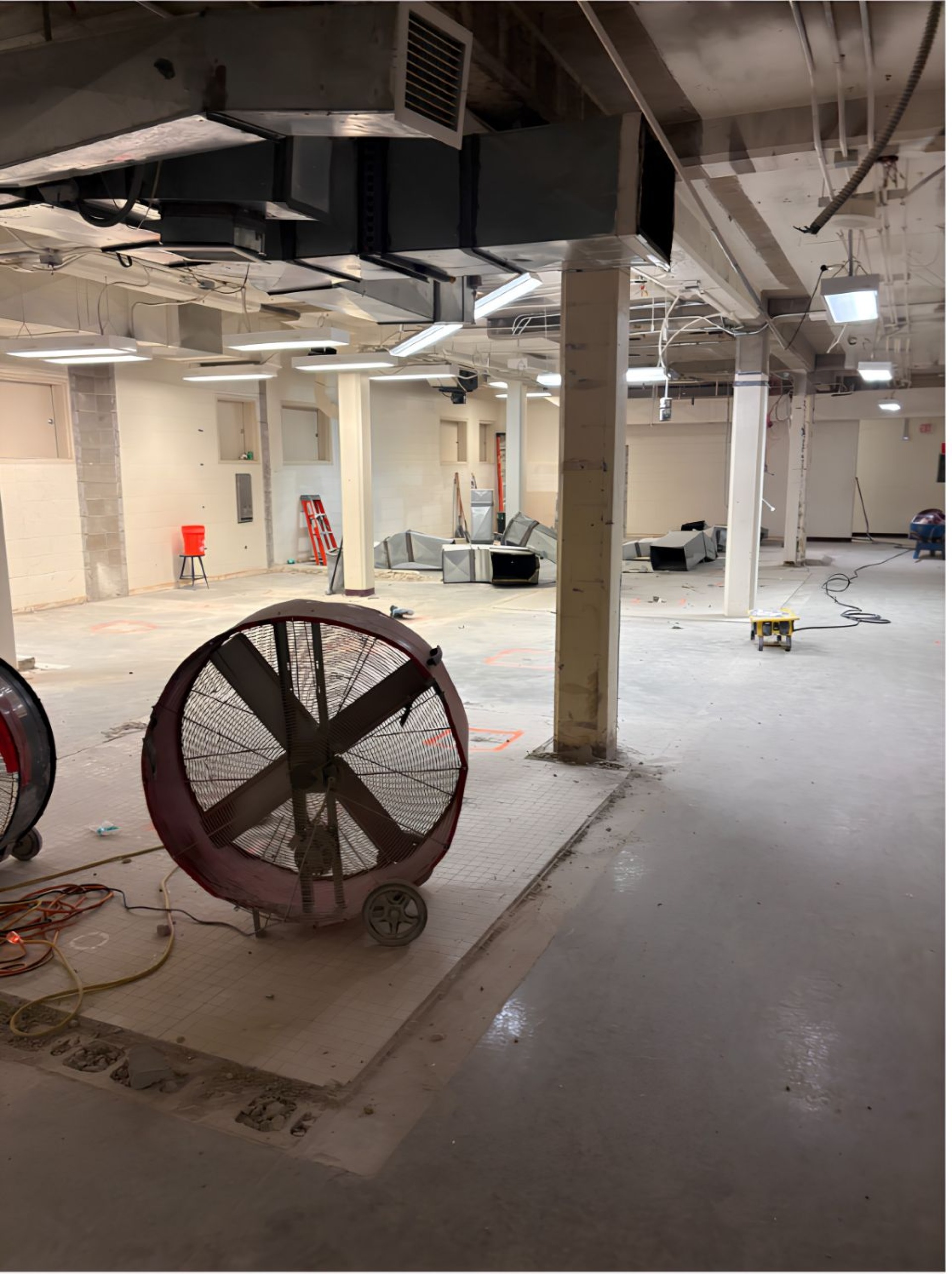 Progress on Demolition of Basement